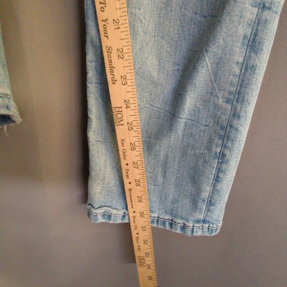 BKE Tyler Jeans Mens 32 R Blue Light Wash Western Straight Stretch - Picture 8 of 10